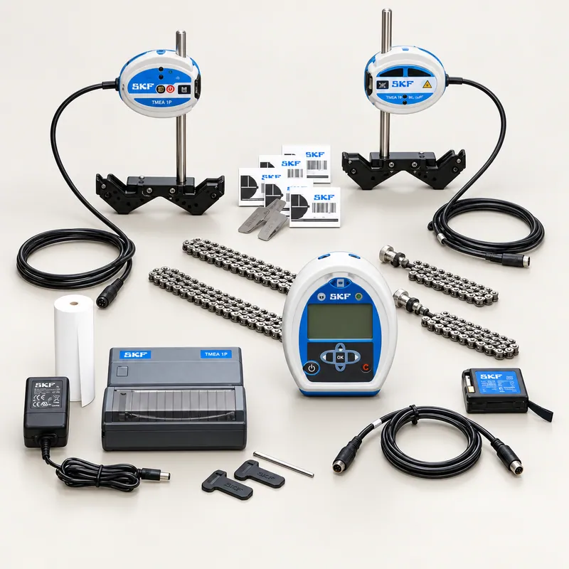 Kit de alineación de ejes con unidades de medición, impresora y cables · SKF PRINTER CABLE TMEA 1P