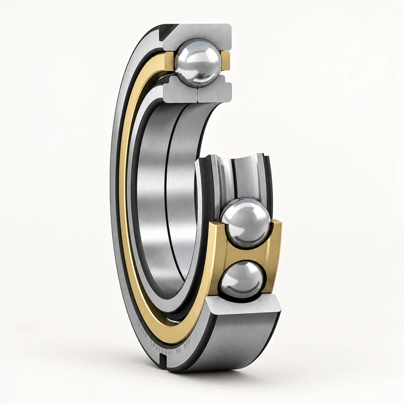Rodamiento de contacto angular de cuatro puntos, bolas y anillos · SKF QJ 210 MA