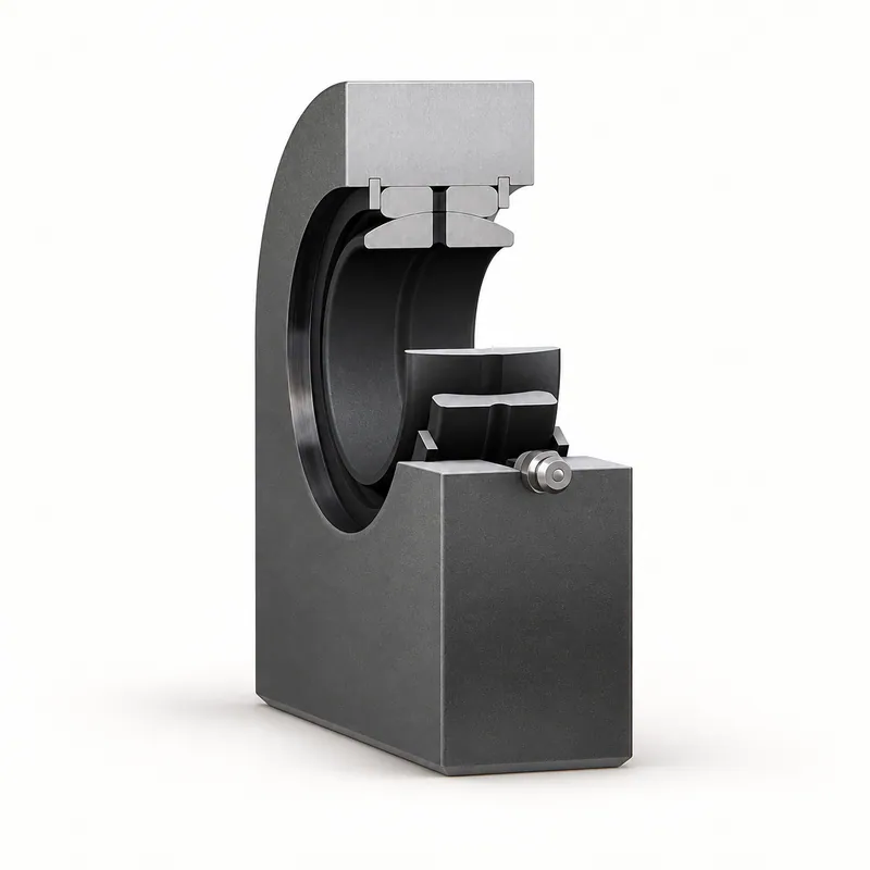 Rótula articulada con vástago de sección rectangular para soldar · SKF SCF 25 ES