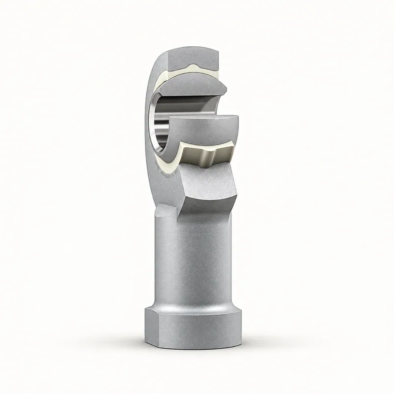 Articulación esférica con vástago roscado y rótula interior, cuerpo metálico · SKF SILKB 8 F