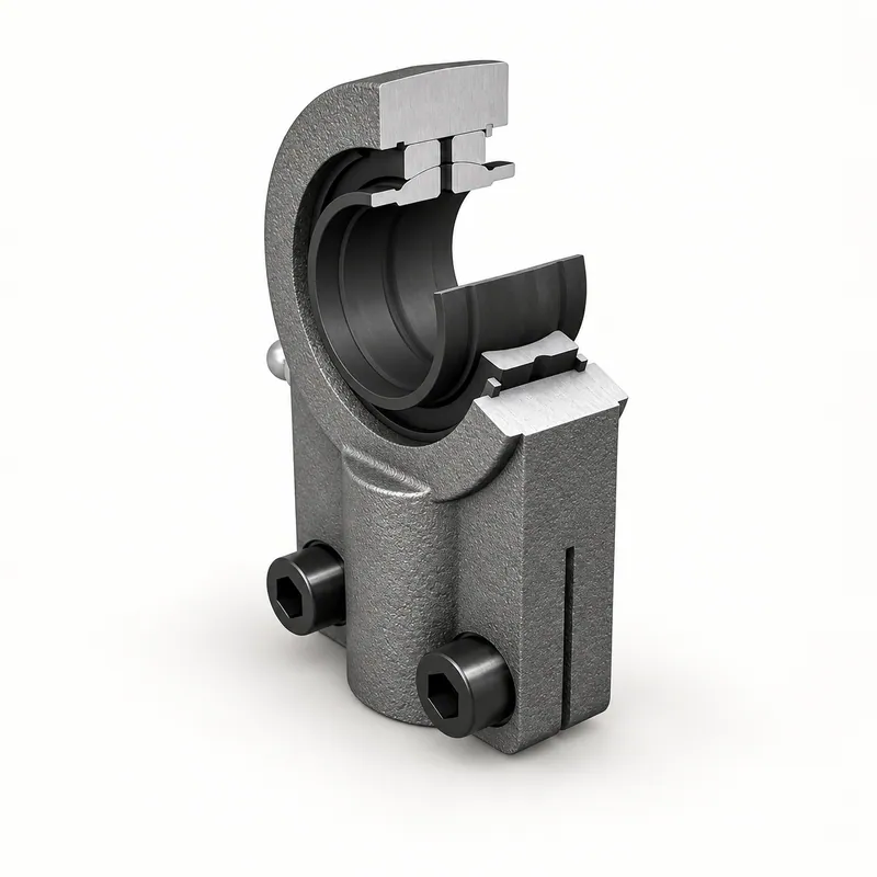 Rótula radial con rosca interior, cuerpo de acero y anillo esférico · SKF SIQG 16 ES