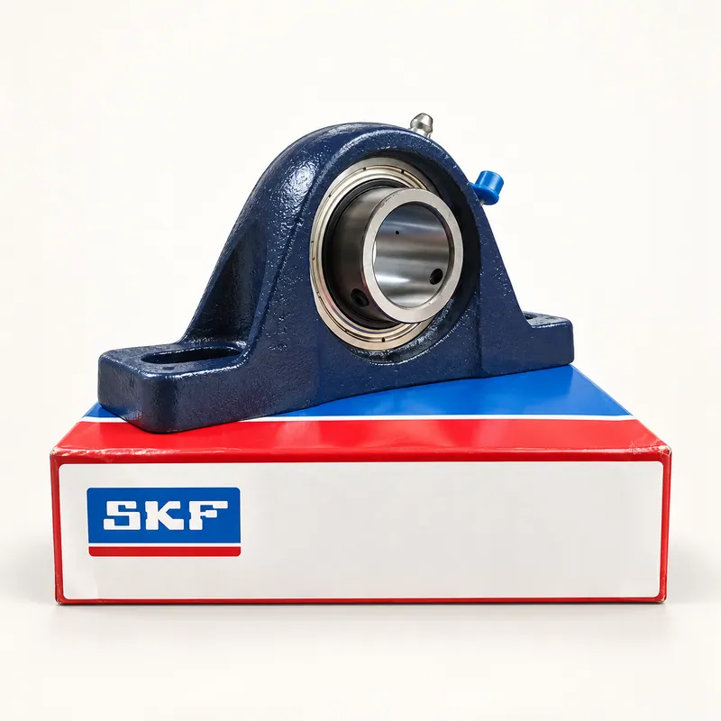 Soporte Y de hierro fundido con rodamiento inserto y prisioneros · SKF SYM 1.7/16 TF