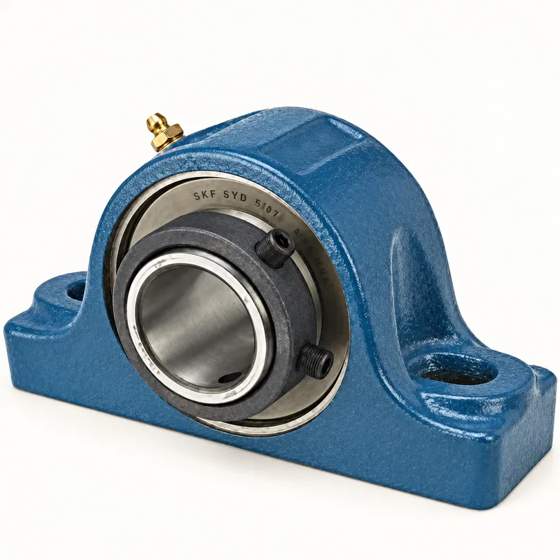 Soporte Y de fundición con rodamiento inserto y base plana · SKF SYR 1.11/16