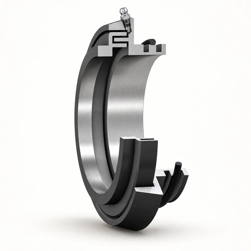 Sello taconita circular con reborde y agujeros de montaje, para soporte de rodamiento · SKF TER 517/2-15/16 C