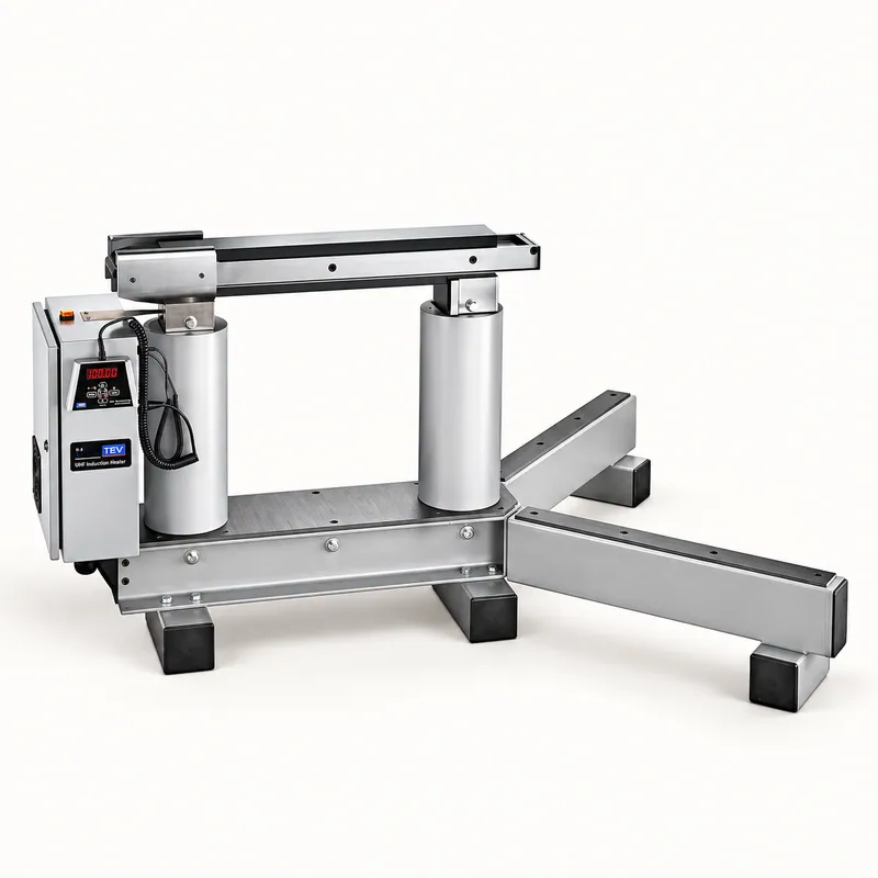 Calentador por inducción de gran tamaño, con carcasa y panel de control · SKF TIH 100-Y3