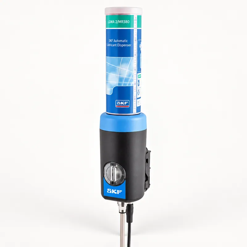 Lubricador automático con depósito transparente y base metálica · SKF TLMR 101/38WA2