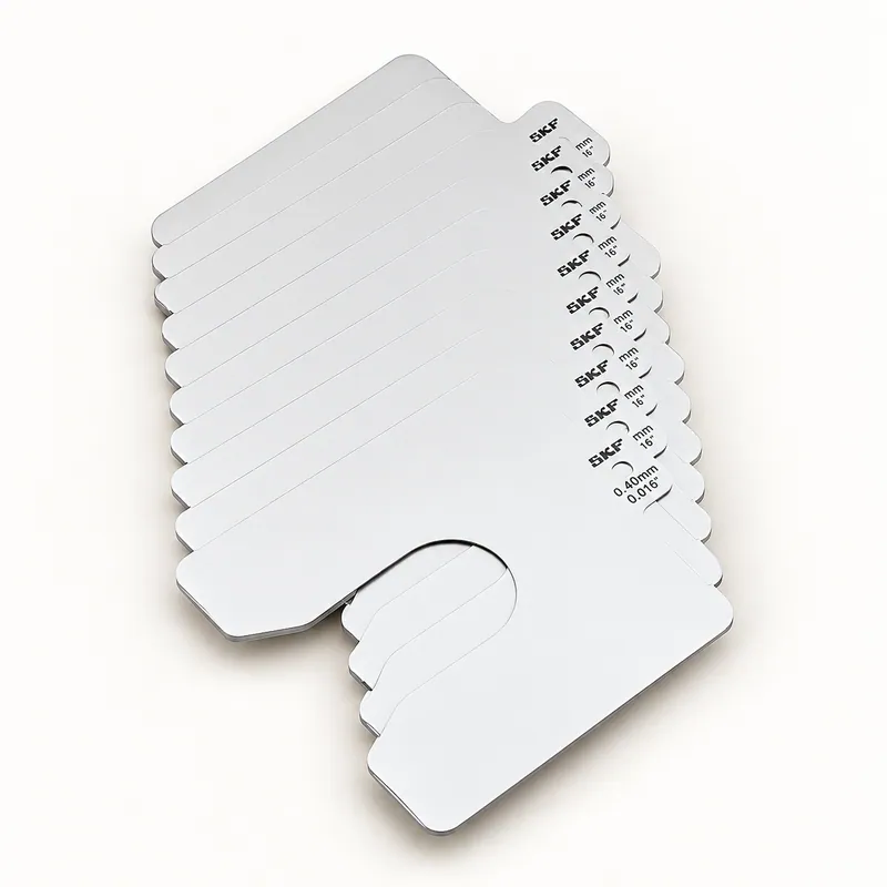 Juego de láminas de ajuste metálicas en estuche · SKF TMAS 100-040