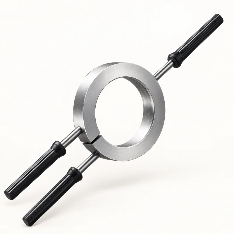 Anillo calefactor de aluminio con mangos para desmontar anillos interiores · SKF TMBR NU314
