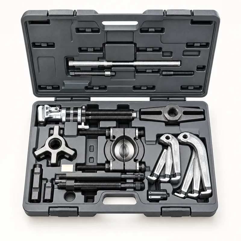 Kit de extractor hidráulico con garras y contraplaca, en valija · SKF TMHC 110E