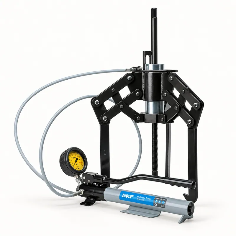 Extractor hidráulico de mordazas con cilindro y bomba de aceite de gran capacidad · SKF TMHP 15/260