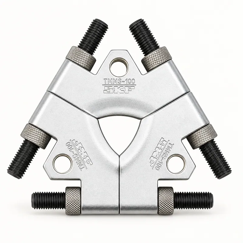 Placa de tracción de tres secciones, metálica, con orificios · SKF TMMS 100