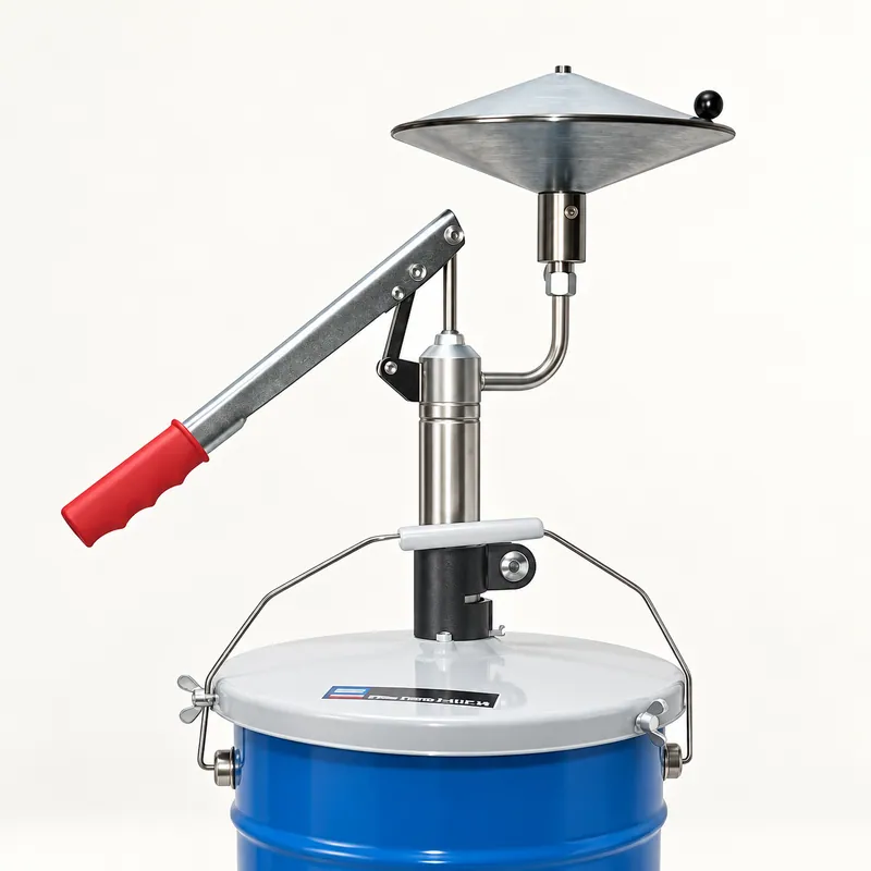 Herramienta metálica para engrasar rodamientos, con cuerpo cilíndrico y conexiones · SKF VKN 550