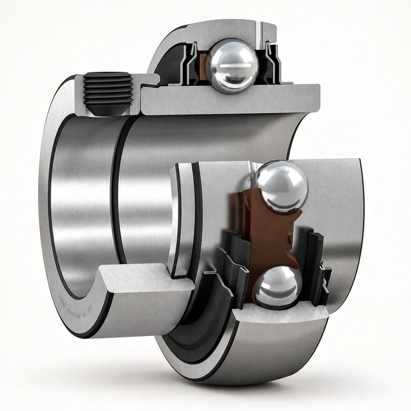 Rodamiento inserto con anillo interior extendido y collar de fijación excéntrico · SKF YEL 212-207-2F