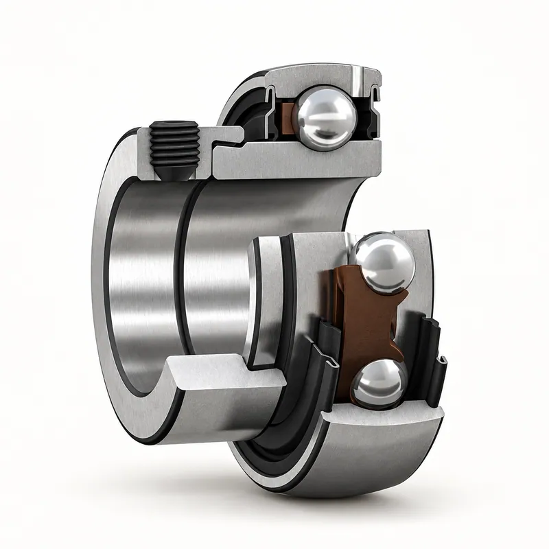 Rodamiento inserto con anillo exterior esférico y collar excéntrico · SKF YET 207